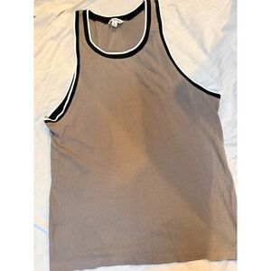 Social Distortion Mens Mesh Tank Top Gray With Black Trim Large KS4811 4KT3203M